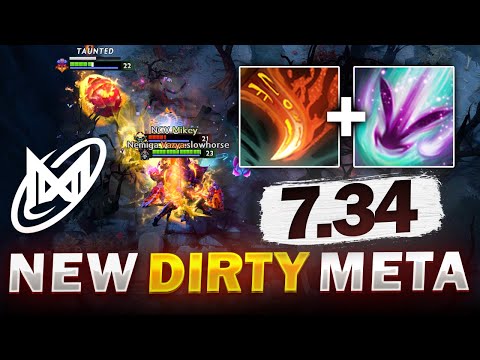 NIGMA FIRST TIME 7.34 Patch - Abusing New Dirty Combo