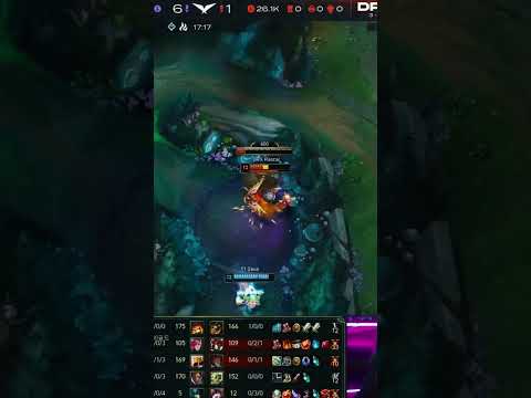 T1 Zeus Gnar SoloKill DRX Rascal Renekton - T1 vs DRX 2023 LCK Spring #shorts