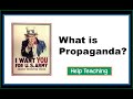 What is Propaganda? An Introduction to Propaganda Techniques
