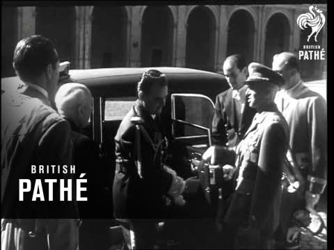 King Farouk In San Remo (1950)