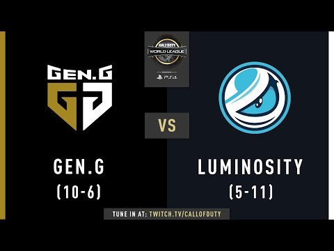 Gen.G vs Luminosity Gaming | CWL Pro League 2019 | Division A | Week 8 | Day 3