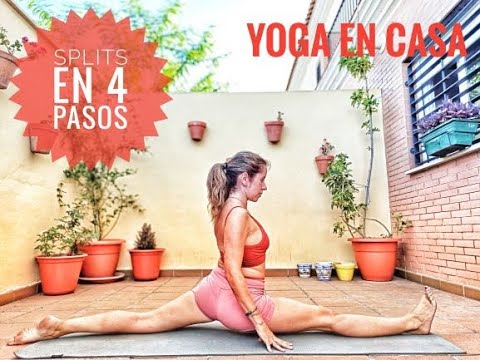 Split en 4 pasos. Yoga en casa