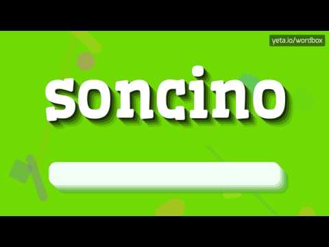 SONCINO - HOW TO PRONOUNCE IT!?