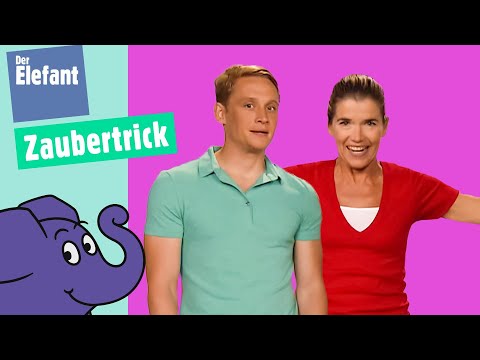 Anke Engelke & Matthias Schweighöfer zeigen den Zaubertrick Schwebende Jungfrau | Der Elefant | WDR