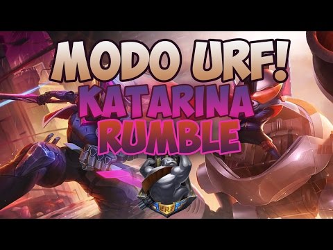 URF 2017 - RUMBLE AND KATARINA! - I ALMOST BROKE MY KEYBOARD!