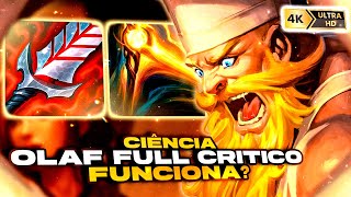 TESTEI OLAF CRITICO NO HIGH ELO E ME ASSUSTEI COM O RESULTADO! | LOL WILD RIFT
