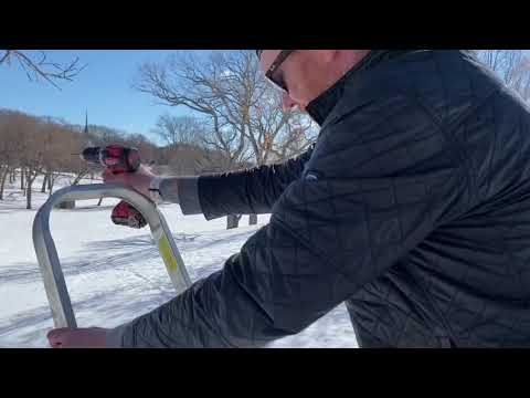 How to Hang Bench Swing with Eye Screws