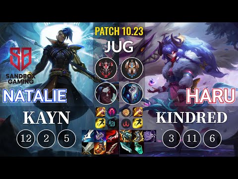 SB Natalie Kayn vs Haru Kindred Jungle - KR Patch 10.23