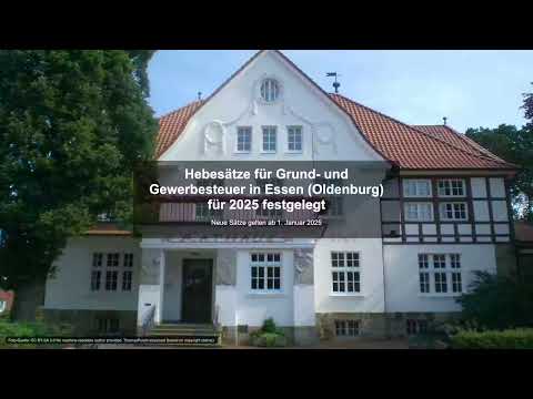 Hebesätze für Grund- und Gewerbesteuer in Essen (Oldenburg) für 2025 - Gewerbesteuer News