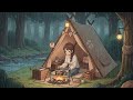 A Quiet Rainy Day By The River Ghibli Style ASMR