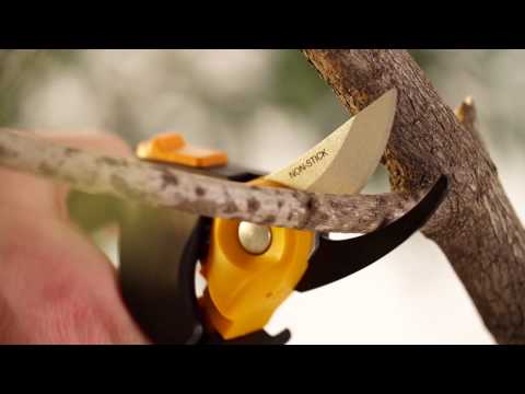 Fiskars X-series sekatorius prasilenkiančiais ašmenimis L (P961) 1057175 video