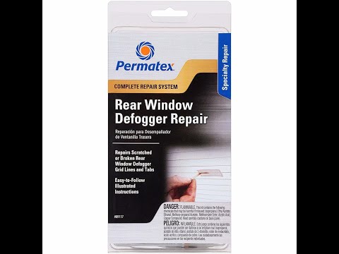 How to use Permatex Rear Defogger repair kit