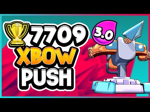 🏆7709 Top 150 Ladder Push with 3.0 Xbow Cycle — Clash Royale