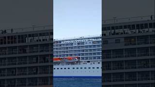 #5201 TRAVEL TIME - Ferry Ride & The Sailing of Seven Seas Voyager (P3), Valletta, Malta, Europe