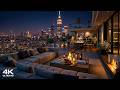 Soft Night Jazz Luxury Apartment In New York Elegant Jazz Saxophone For Stress Relief Relax