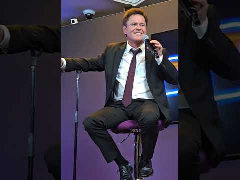 Why Does Donny Osmond Sing with a Track During His Requests at Harrah's Las Vegas? Hear His Answer!