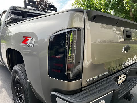 Best Blacked Out Tail Lights For 07-13 Chevy Silverado