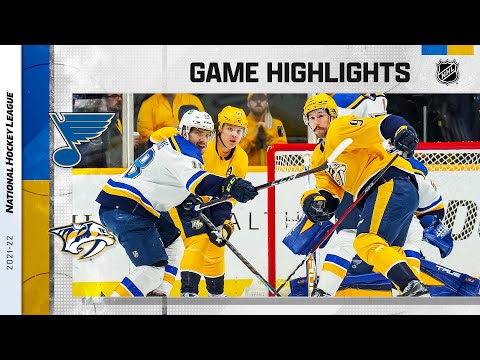 Blues @ Predators 4/17 l NHL Highlights 2022