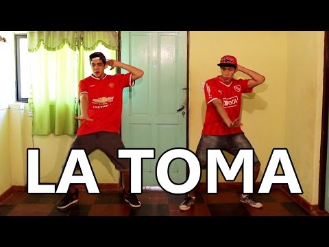 Jorge y Nacho bailando LA TOMA