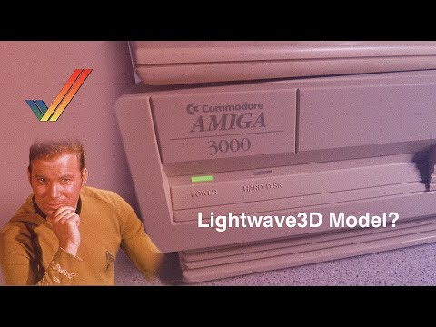 Amiga 3000 and Lightwave3D! THE MODEL!