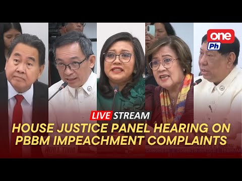 LIVE | House Justice panel hearing on impeachment complaints vs. PBBM (February 9, 2026)