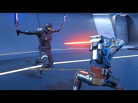 Lieutenant (Single-Blade) vs All Empire Trooper (Part 2) - STAR WARS JEDI SURVIVOR