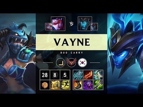 Vayne ADC vs Kalista - KR Grandmaster Patch 25.21