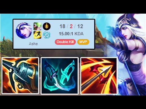 The new 12.10 Tank Melter Ashe Build - Ashe ADC Gameplay | Iron to Diamond #11