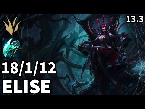 Elise Jungle vs Ekko - KR Master  | Patch 13.3