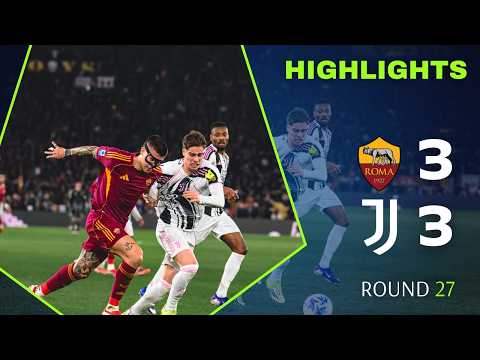 Roma - Juventus | 3-3 | Highlights | Serie A 2025-26 | roma juventus