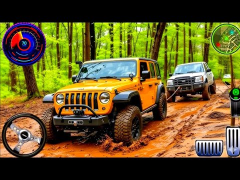 4x4 Offroad Jeep Driving Simulator 3D - Drive SUV 4x4 jeep Offroad Game - Android GamePlay - 2026