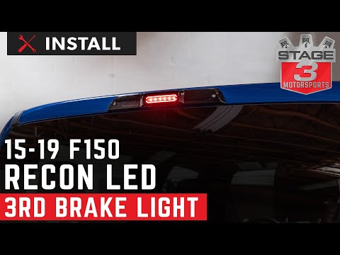 2015-2018 F150 Recon Smoked LED Third Brake Light with High-Power Cargo Lights Install