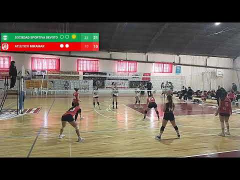 50 - S.S. Devoto vs Atletico Miramar - Provincial de Voley Sub 18 · Femenino · 🔴 EN VIVO