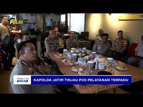 KAPOLDA JATIM TINJAU POS PENGAMANAN DI MALANG RAYA