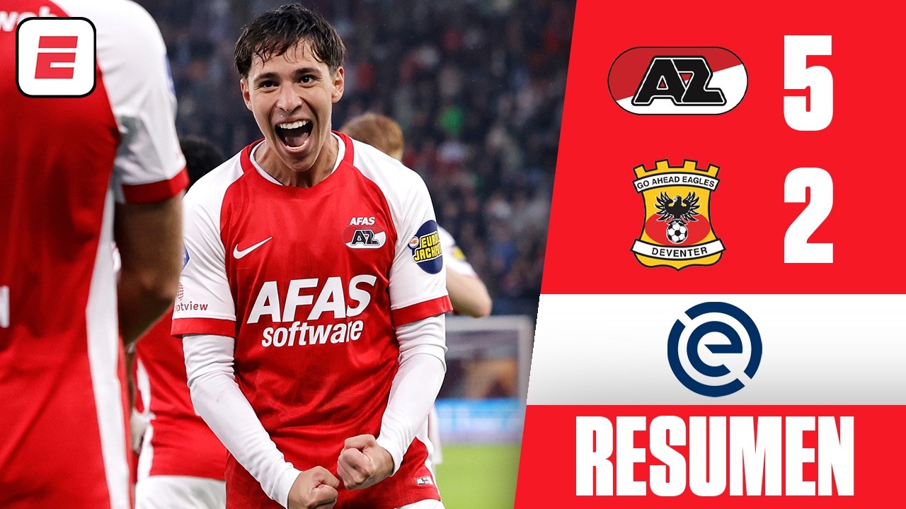 MATEO CHÁVEZ SE ROBÓ EL SHOW con GOLAZO y ASISTENCIA en el TRIUNFO del AZ ALKMAAR | Resumen