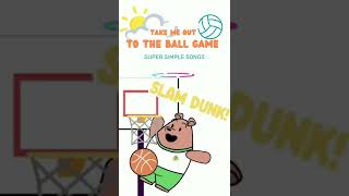 Take Me Out To The Ball Game |Super Simple Songs #shorts