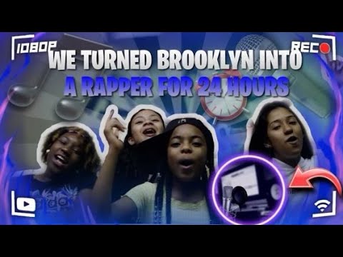 WE TURNED BROOKLYN INTO A RAPPER FOR 24 HOURS!!!