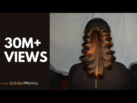 Latest Hairstyle For Parties| GoldenMannu