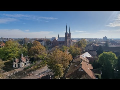 Aerial view of Békéscsaba, Hungary 🇭🇺