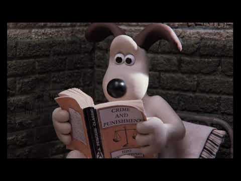 The Shawshank Redemtion reference, Gromit reading "Crime and Punishment" scene in A Close Shave