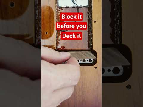 Stratocaster Bridge Adjustment, Block and Deck #guitar