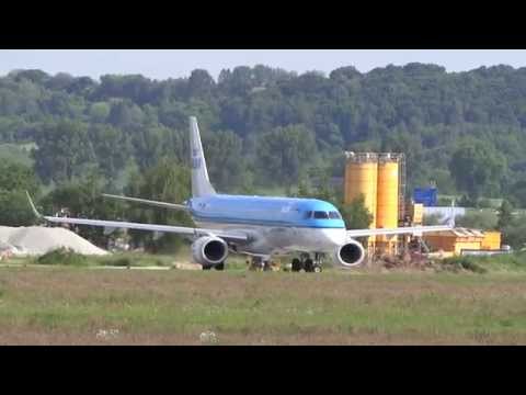 KLM, Embraer ERJ-190, PH-EZD, Krakow Airport
