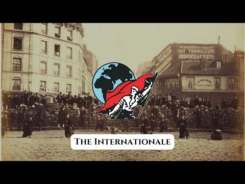 A rare version of The Internationale (in its original language)