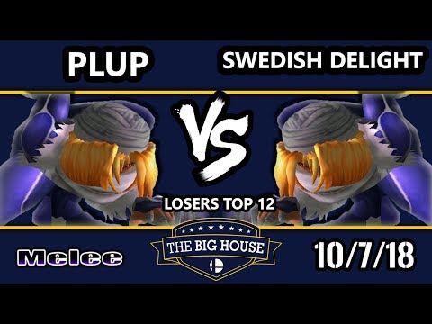 TBH8 SSBM - PG | Plup (Sheik, Fox) Vs. OG | Swedish Delight (Sheik) - Smash Melee Losers Top 12