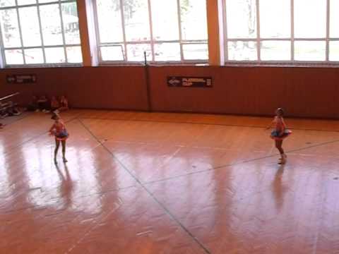 Mažoretky Elité Minís- Kačka + Iva Duo 2011