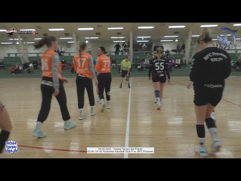 23:24 (14:14) Rostocker Handball Club II vs. BFC Preussen - 09.04.2022