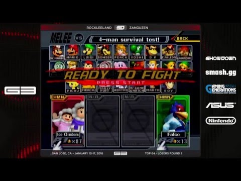 GENESIS 3 - Rockleeland (ICs) vs Zanguzen (Falco) - Melee Top 64 - LR1