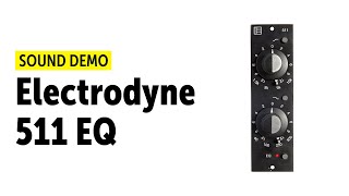 Video thumbnail for Electrodyne 511 EQ Sound Demo by Producing Bonedo