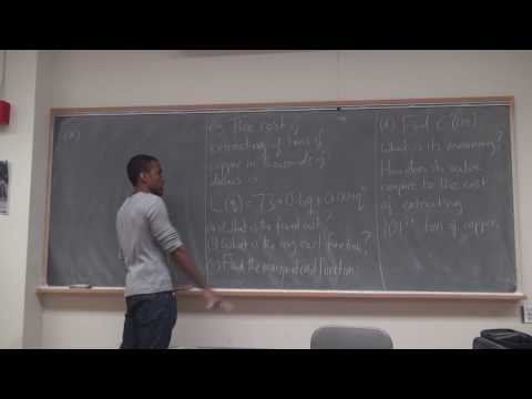 Math 205 Lecture 13b - Linear Approximation and Marginal Analysis part 2