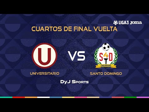 ⚫ #Liga3 Joma 2025: RESUMEN - Universitario 2-1 Unión Santo Domingo - Cuartos de Final (vuelta)